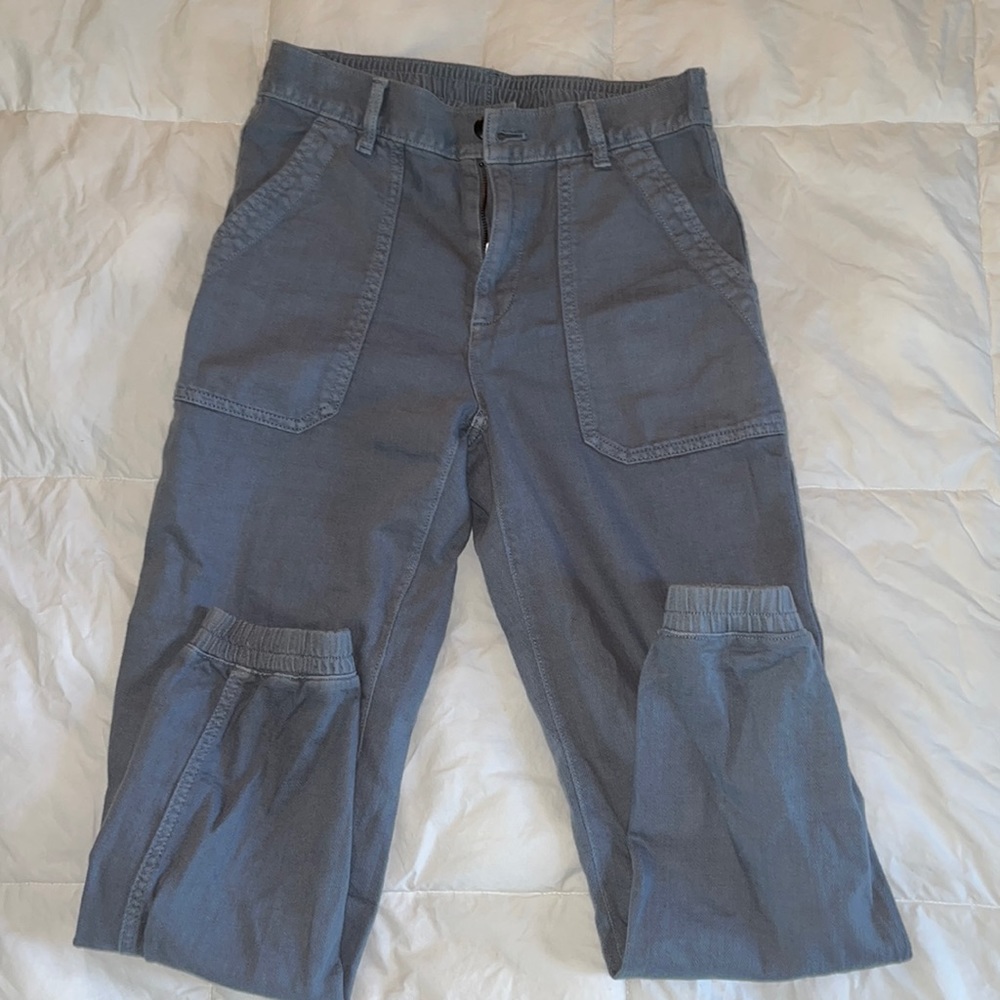 Gap cotton joggers slate blue